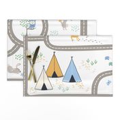 Woodland adventure playmat