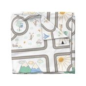 Woodland adventure playmat