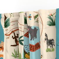 Jungle Playmat - One Yard - 42"x36"