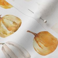 Fall Pumpkins Watercolor