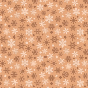 Christmas snowflakes print design 