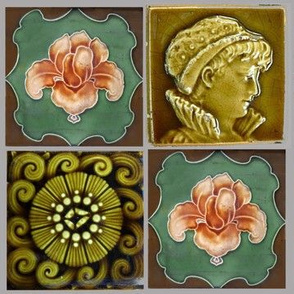 Victorian Tile Wall 