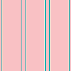 Pastel stripes vintage stripes pink and blue