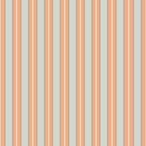 Pastel stripes vintage stripes  grey and gold