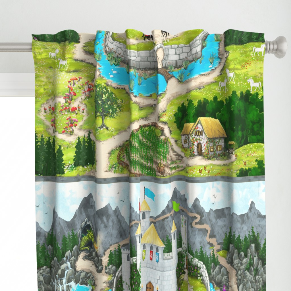 Enchanted Castle - Eco Canvas Playmat- Kim Marshall