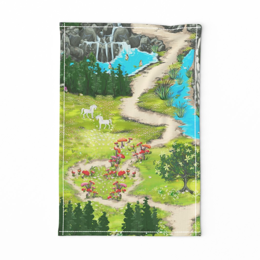 Enchanted Castle - Eco Canvas Playmat- Kim Marshall