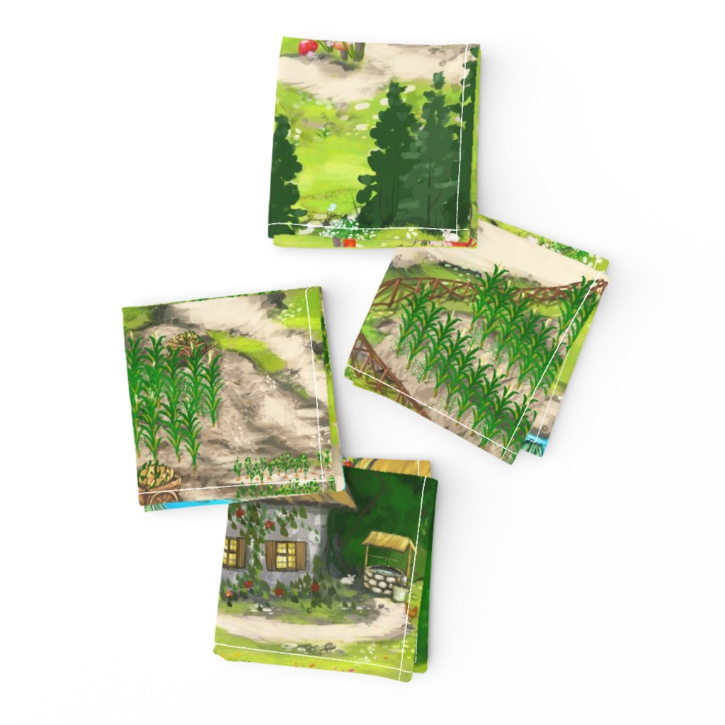 Enchanted Castle - Eco Canvas Playmat- Kim Marshall