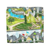 Enchanted Castle - Eco Canvas Playmat- Kim Marshall