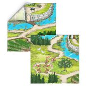 Enchanted Castle - Eco Canvas Playmat- Kim Marshall