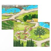 Enchanted Castle - Eco Canvas Playmat- Kim Marshall