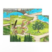 Enchanted Castle - Eco Canvas Playmat- Kim Marshall