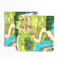 Enchanted Castle - Eco Canvas Playmat- Kim Marshall