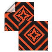 The Orange and the Black: Four Point Star in a Box 