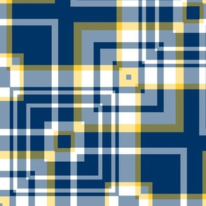 The  Navy and the Yellow: Layered Squares