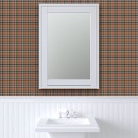 Southdown tartan - 3" tan/black/white