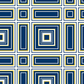 The Navy and the Yellow: Squares and Rectangles 