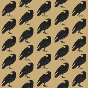 Black Raven on Kraft Tan