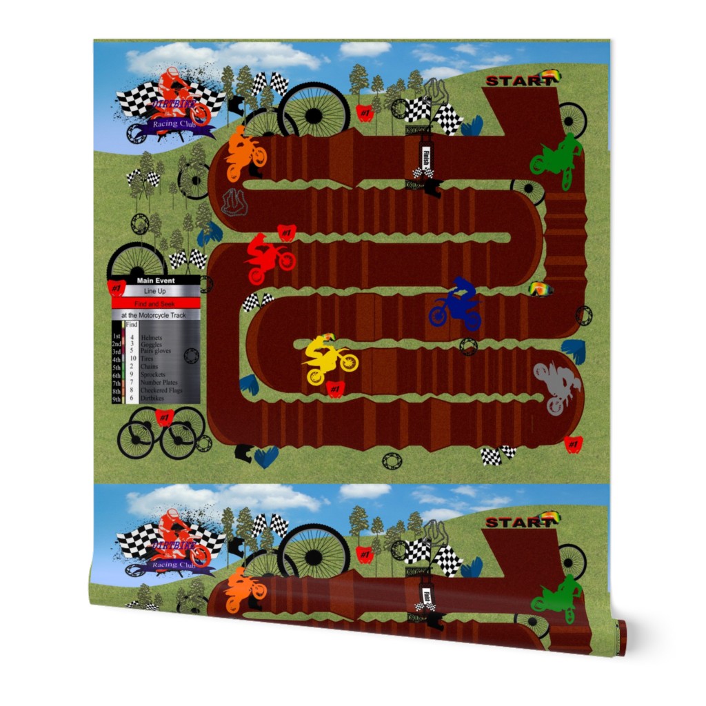 Dirt Bike Race Track 36x42