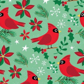 Holiday Cardinals