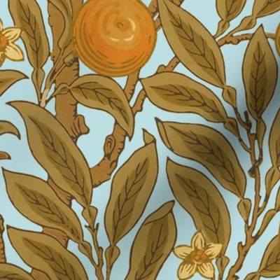 Orange Boughs ~ William Morris ~ Audrey  ~ Large