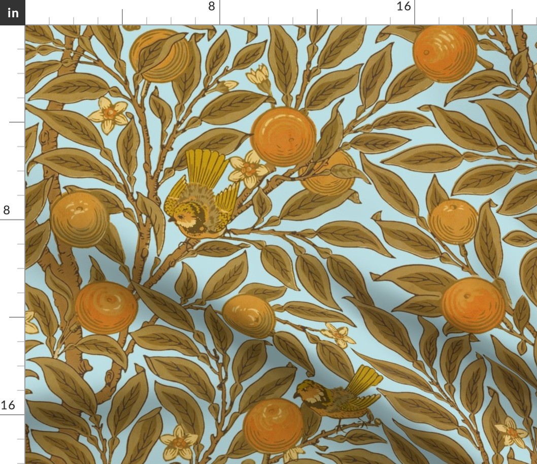 Orange Boughs ~ William Morris ~ Audrey  ~ Large