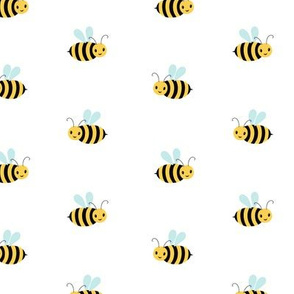 Just Bees on white