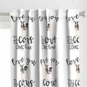 Love you till the cows come home - Fat Quarter (Cotton)