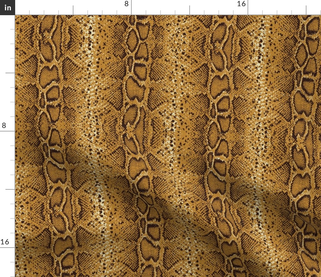 ochre snake skin without linen texture