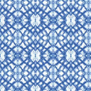 Shibori Blue Lace