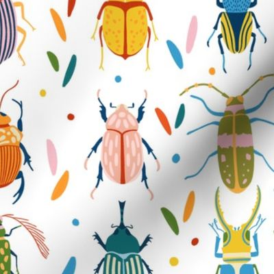 Colourful beetles
