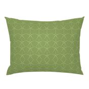 Art Deco dots Scallop Green