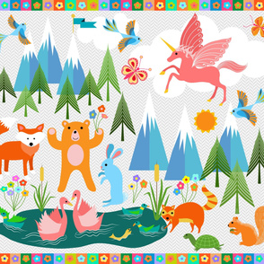 Name the Animals Toddler Playmat