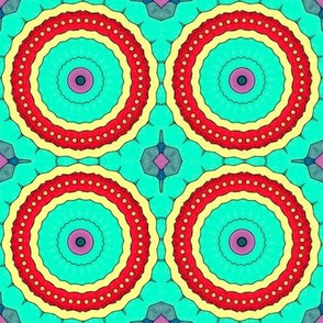 Cody's Art: Cartoonized Kaleidoscope, Lg. Scale, Ver. 1