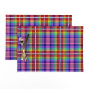 Wren's Tartan #1 - bright rainbow