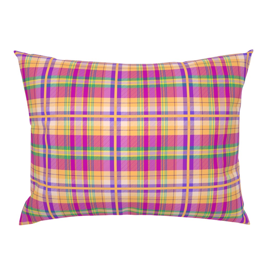 Wren's Tartan #2 - pink, purple, peach