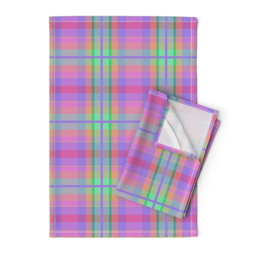 Wren's Tartan #3 - lilac, pink, mint, coral