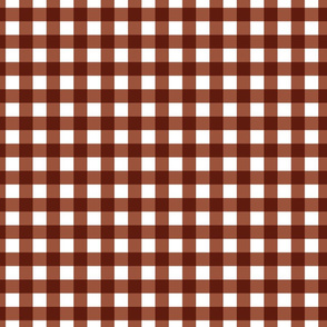 Gingham Plaid Check _Red Wine