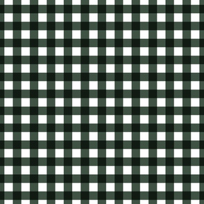 Gingham Plaid Check _Dark Green