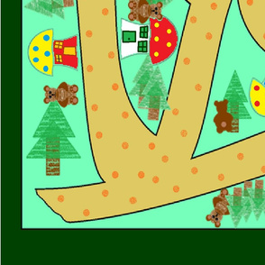 Toadstool Village Playmat - large