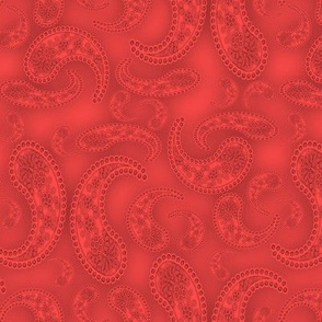 Paisley Lace, Red