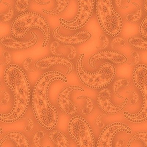 Paisley Lace, Orange