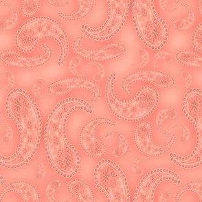 Paisley Lace, Coral