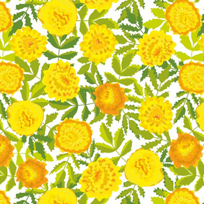 big marigolds by rysunki_malunki