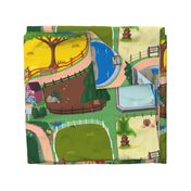 Fun at the Zoo Play Mat Fabric