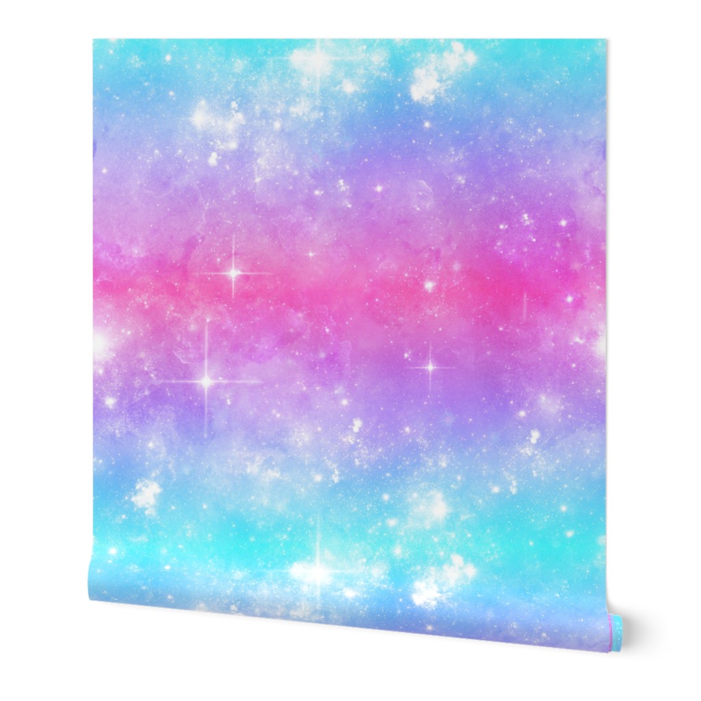 Pink & Blue Pastel Galaxy Gradient 12"