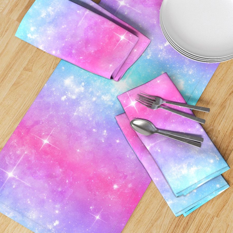 Pink & Blue Pastel Galaxy Gradient 12"