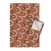 I wanna be a rainbow high in the sky cool abstract trend print copper Rotated