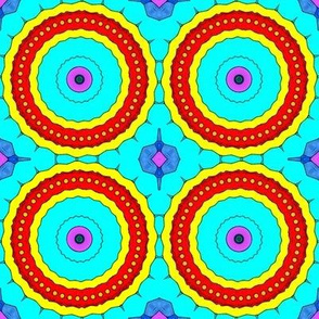 Cody's Art: Cartoonized Kaleidoscope, Lg. Scale, Ver. 2