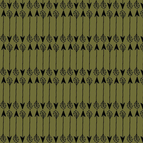 Ink Arrow Olive Green