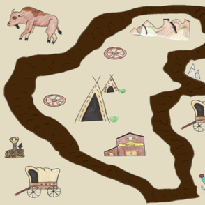 Oregon Trail Adventure Playmat